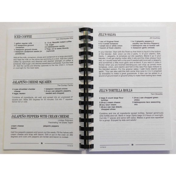 Green Cuisine Cookbook 2009 Collection of Recipes Green Elementary PTA Spiral PB - Picture 4 of 6